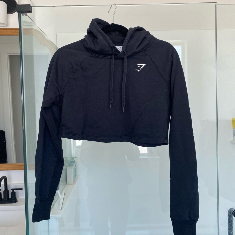 Gymshark cropped training hoodie